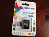 Adata 64GB MicroSD Card Class 10 UHS-I AUSDX64GUICL10-RA1 - LX2001 - Homewares, Outdoor, Phone Accessories, Cases, Speakers, Headphones + More -