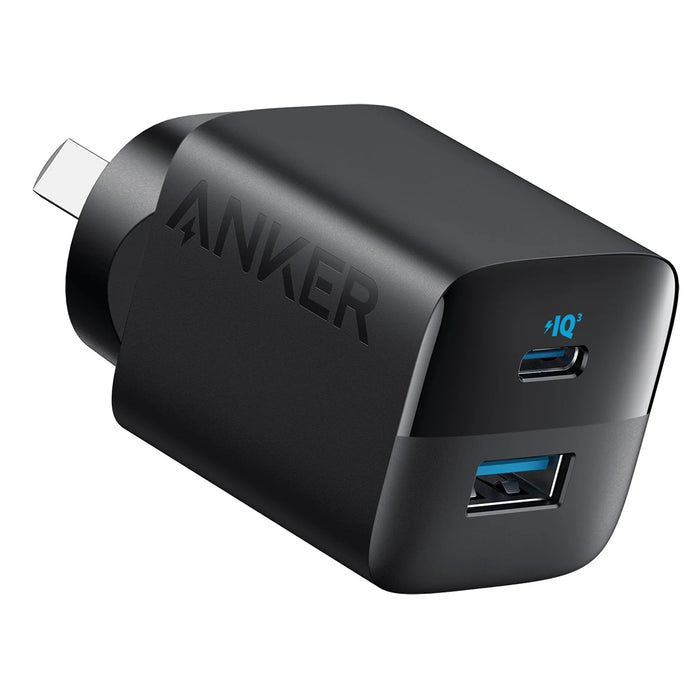 Anker 323 AC Wall Charger 33W Black USB-C + USB Ports