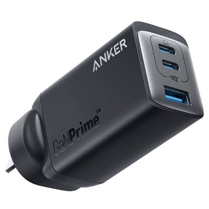Anker 65W Prime GaN AC Charger USB-C to USB-C Cable Black 2 x USB-C 1 x USB