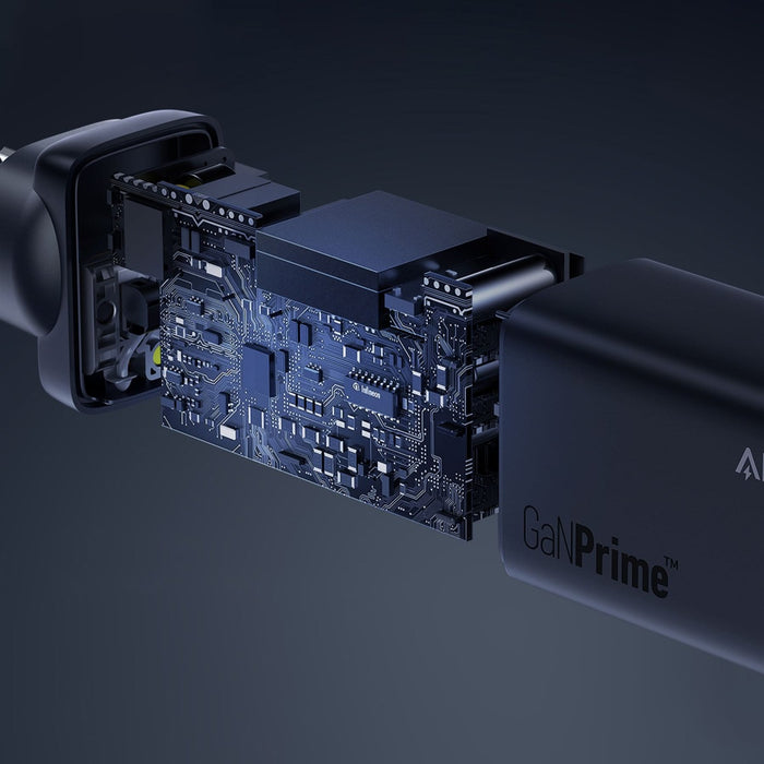 Anker 65W Prime GaN AC Charger USB-C to USB-C Cable Black 2 x USB-C 1 x USB