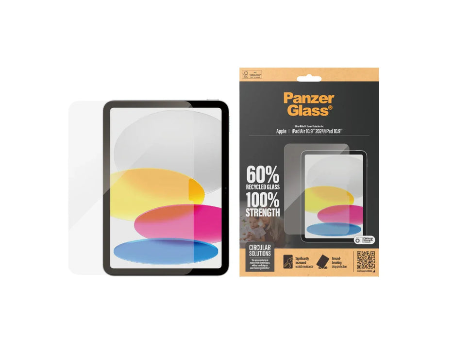 Apple PanzerGlass UltraWide Fit iPad Air 11" 6th Gen (2024) Screen Protector - LX2001 - Homewares, Outdoor, Phone Accessories, Cases, Speakers, Headphones + More -