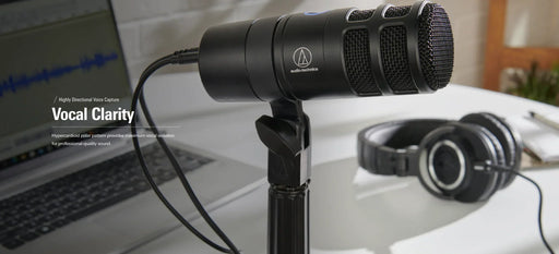 Audio-Technica AT2040USB Hypercardioid Dynamic Podcast Microphone Mic - LX2001 - Homewares, Outdoor, Phone Accessories, Cases, Speakers, Headphones + More -