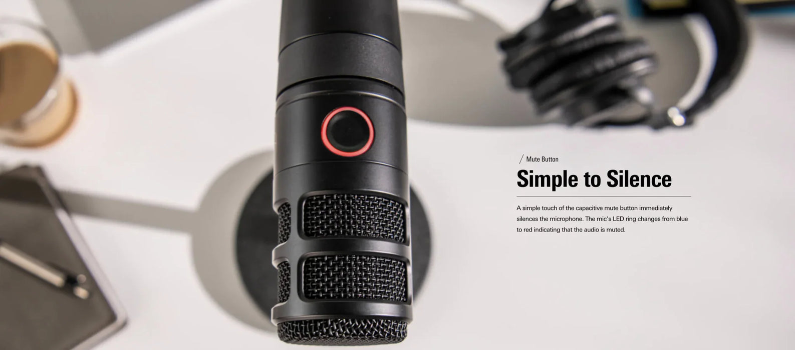 Audio-Technica AT2040USB Hypercardioid Dynamic Podcast Microphone Mic - LX2001 - Homewares, Outdoor, Phone Accessories, Cases, Speakers, Headphones + More -