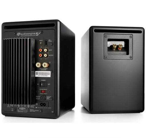 Audioengine 5+ Classic Powered Bookshelf Speakers - Satin Black - LX2001 - Homewares, Outdoor, Phone Accessories, Cases, Speakers, Headphones + More -