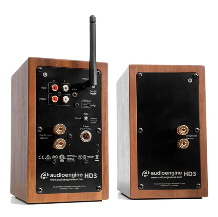 Audioengine HD3 Powered Desktop Speakers - Walnut - LX2001 - Homewares, Outdoor, Phone Accessories, Cases, Speakers, Headphones + More -