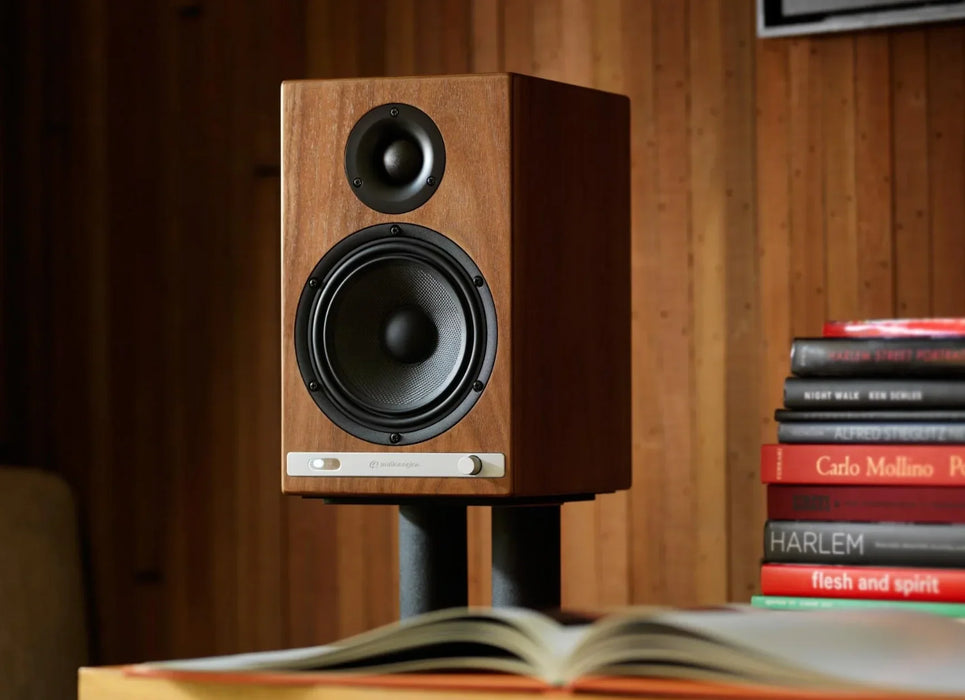 Audioengine HD6 Powered Speakers - Walnut - LX2001 - Homewares, Outdoor, Phone Accessories, Cases, Speakers, Headphones + More -