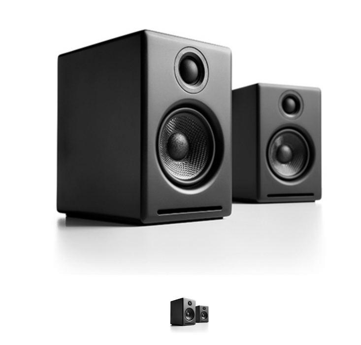 Audioengine 2+ Wireless Desktop Speakers - Satin Black