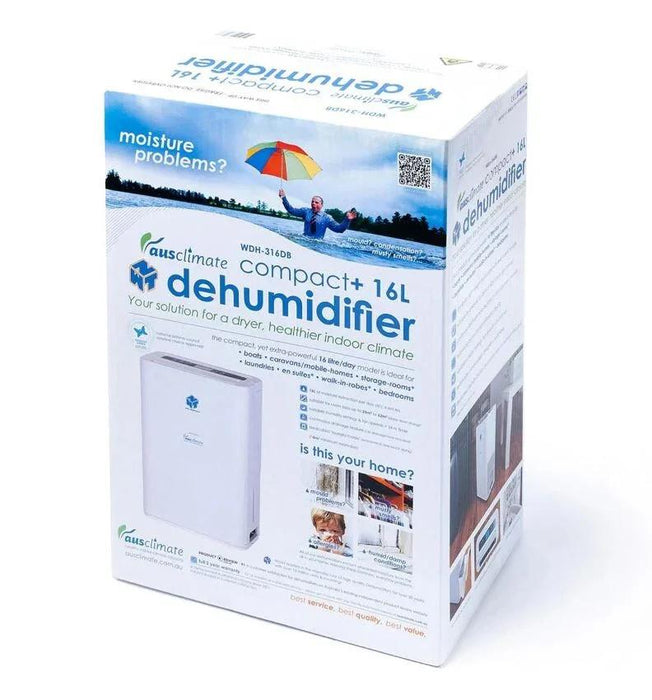 Ausclimate Compact 12L Dehumidifier WDH-610HE - LX2001 - Homewares, Outdoor, Phone Accessories, Cases, Speakers, Headphones + More -