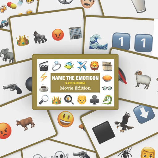 Name the Emoji Movie Card Game CDU12 - LX2001 - Homewares, Outdoor, Phone Accessories, Cases, Speakers, Headphones + More -