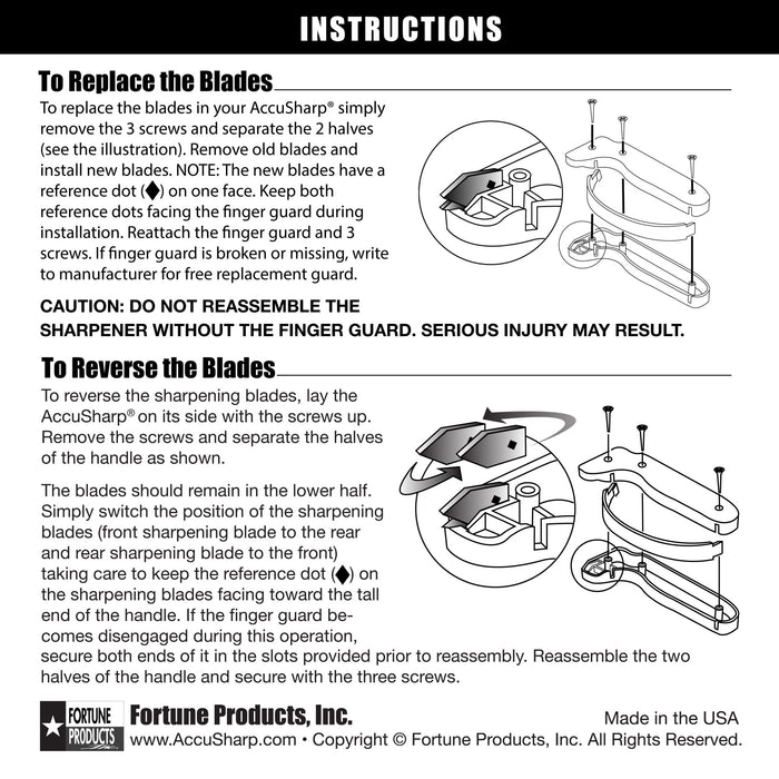 Intruder Accusharp Replacement Blades