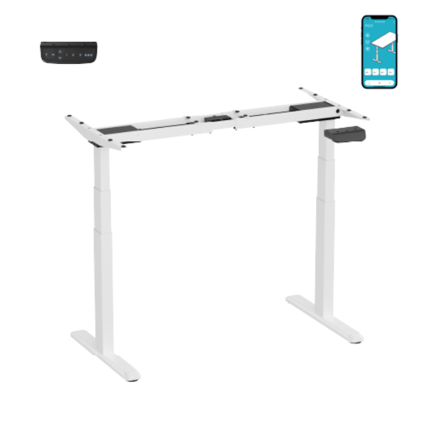 BRATECK Pro Smart Dual-Motor Sit Stand Desk with Intelligent APP Control. Progra