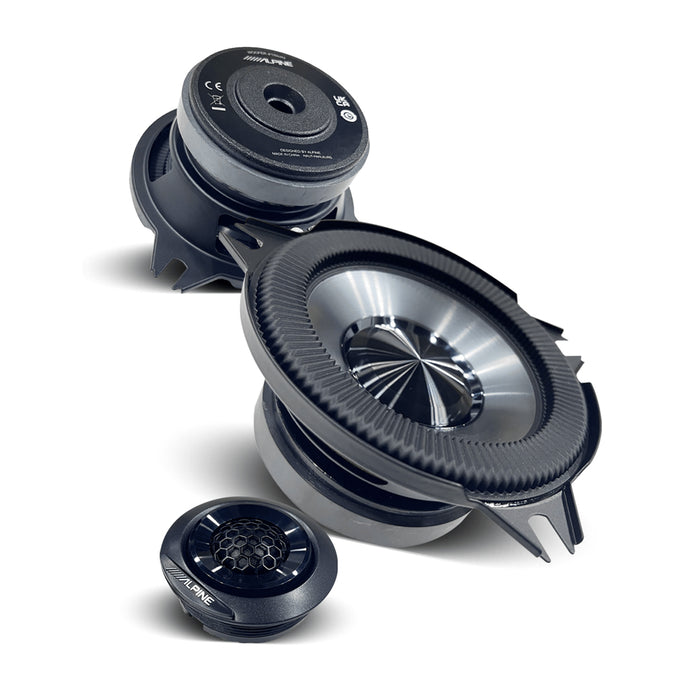 Alpine (Bassrev-Series) 4" Component Speaker 40W Rms 2-Way