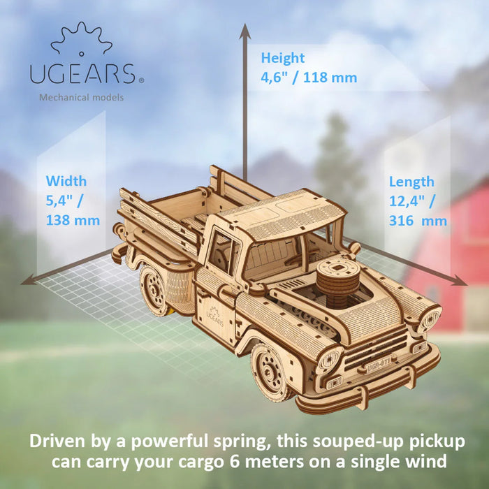 Ugears Pickup Lumberjack - LX2001 - Homewares, Outdoor, Phone Accessories, Cases, Speakers, Headphones + More -