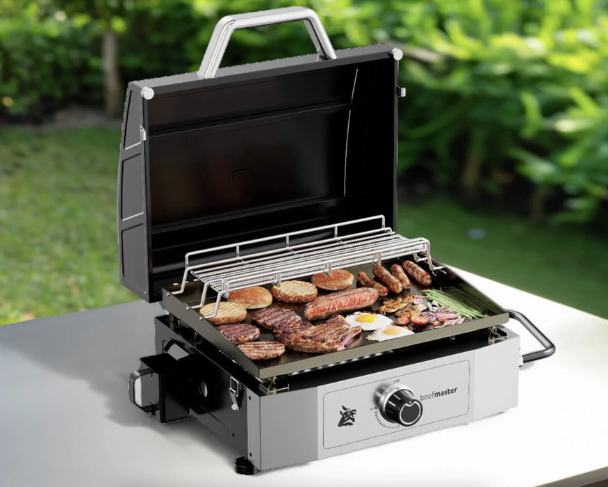 Beefmaster Griddle 1 Burner Flat Top Portable BBQ G1BEEFTG 1B - LX2001 - Homewares, Outdoor, Phone Accessories, Cases, Speakers, Headphones + More -
