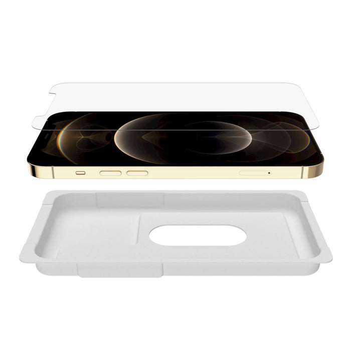 Belkin Apple iPhone 12 Pro Max 6.7" SCREENFORCE™ Anti-Microbial Tempered Glass Screen Protector - Clear OVA023ZZ