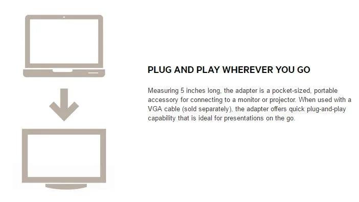 Belkin Mini Displayport to VGA Adapter F2CD028BT - LX2001 - Homewares, Outdoor, Phone Accessories, Cases, Speakers, Headphones + More -