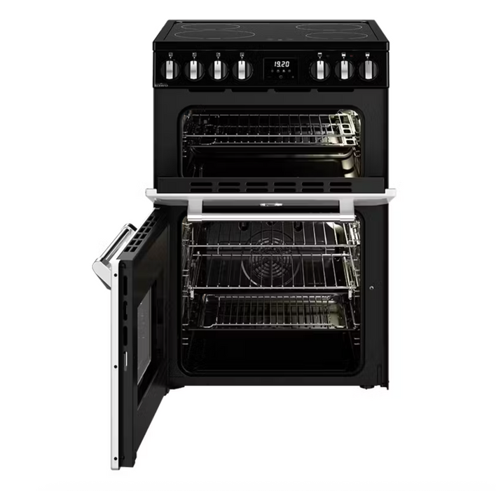Belling 60cm Freestanding Oven with 4 Zone Induction Cooktop - White BMR60DOIND