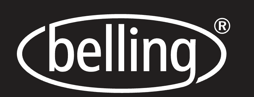 Belling 60cm Freestanding Oven with 4 Zone Induction Cooktop - Black BMR60DOINDB