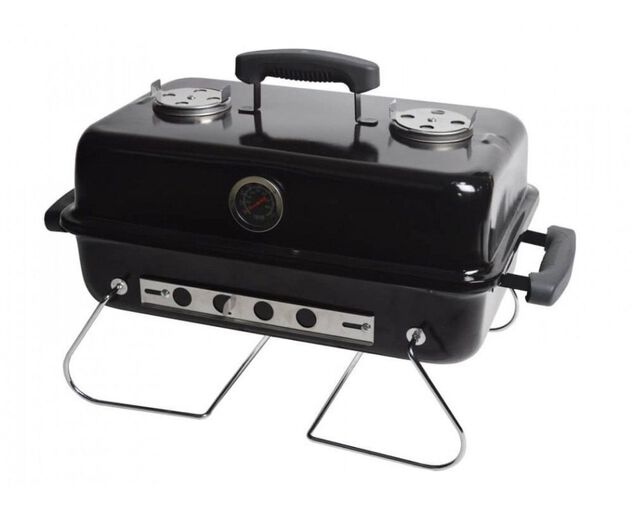 Billabong Portable Charcoal BBQ with Thermometer