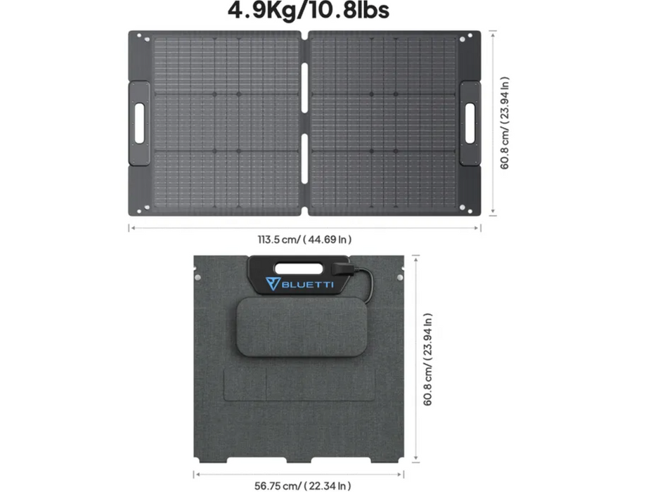 Bluetti Pv100 Foldable Solar Panels | 100W