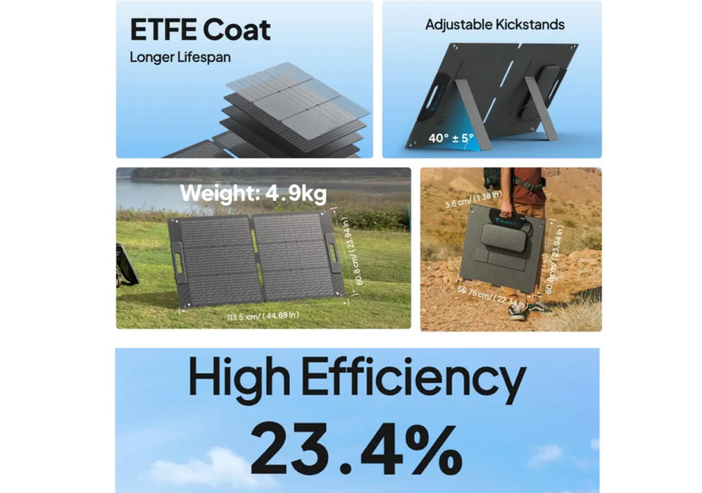 Bluetti Pv100 Foldable Solar Panels | 100W