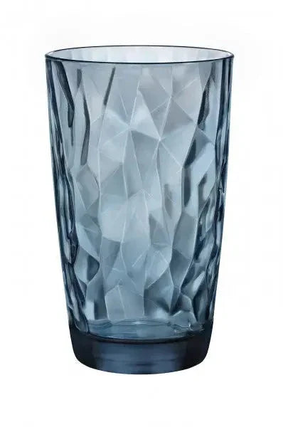 Bormioli Rocco Diamond Cooler Blue 470ml Glass - LX2001 - Homewares, Outdoor, Phone Accessories, Cases, Speakers, Headphones + More -