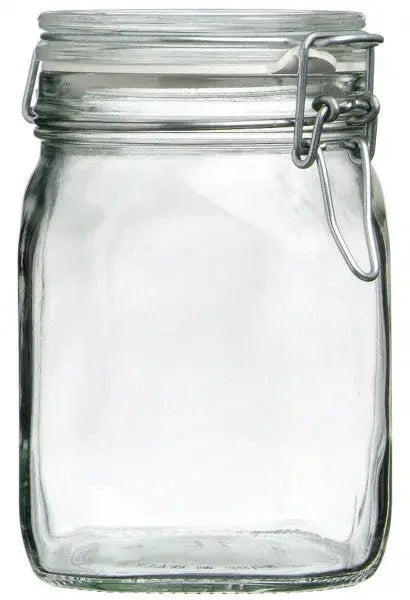 Bormioli Rocco Cylinder Glass Jar 1 Litre - LX2001 - Homewares, Outdoor, Phone Accessories, Cases, Speakers, Headphones + More -