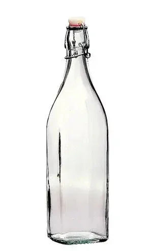 Bormioli Rocco Swing Water Bottle 1L Glass - LX2001 - Homewares, Outdoor, Phone Accessories, Cases, Speakers, Headphones + More -