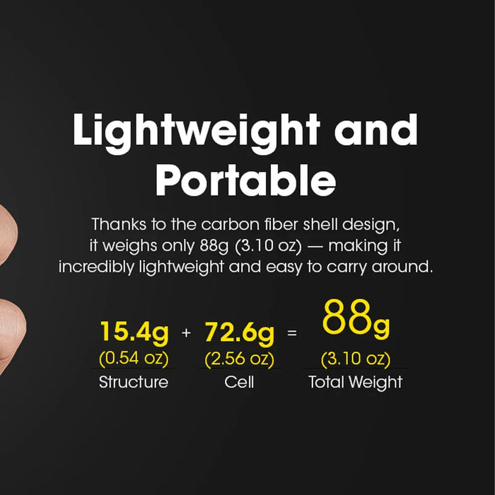 Nitecore Li-Ion Rechargeable Usb C Battery 6000Mah 3.6V - LX2001 - Homewares, Outdoor, Phone Accessories, Cases, Speakers, Headphones + More -