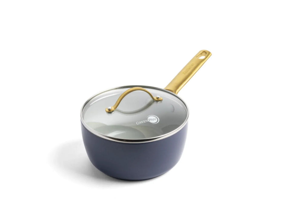GreenPan Green Pan Padova Navy Blue Covered Saucepan 18cm/2L - LX2001 - Homewares, Outdoor, Phone Accessories, Cases, Speakers, Headphones + More -
