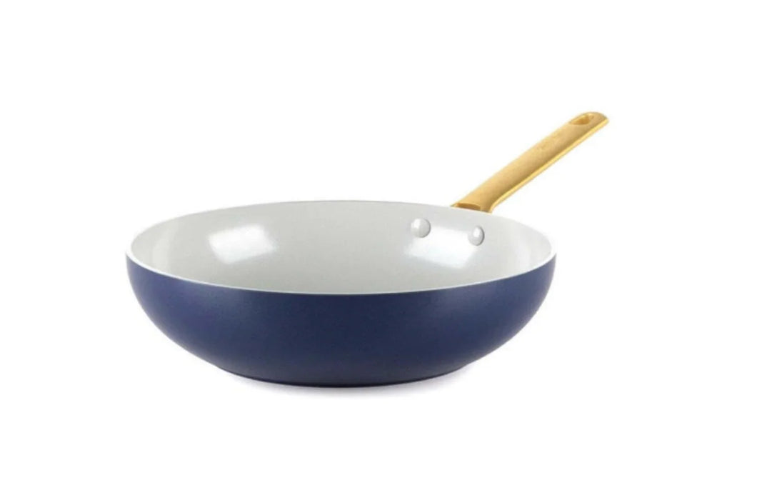 GreenPan Green Pan Padova Navy Blue Open wok 28cm/ 3.7L - LX2001 - Homewares, Outdoor, Phone Accessories, Cases, Speakers, Headphones + More -