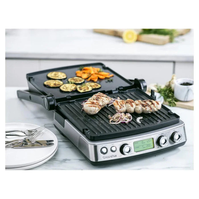 GreenPan Green Pan Contact Grill - Stainless Steel - LX2001 - Homewares, Outdoor, Phone Accessories, Cases, Speakers, Headphones + More -