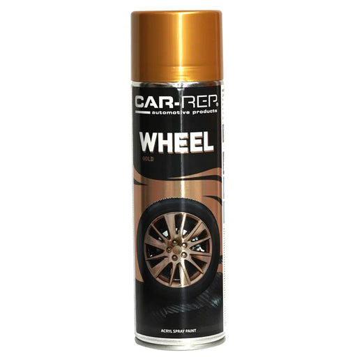 Car-Rep Aerosol Wheel Paint Gold Acryl 500Ml - LX2001 - Homewares, Outdoor, Phone Accessories, Cases, Speakers, Headphones + More -