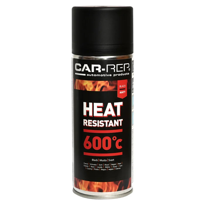Car-Rep Aerosol High Heat Black 600C 400Ml - LX2001 - Homewares, Outdoor, Phone Accessories, Cases, Speakers, Headphones + More -