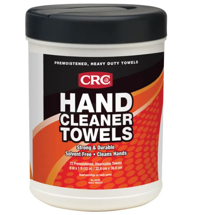 CRC Hand Cleaner Towels 72 Pack