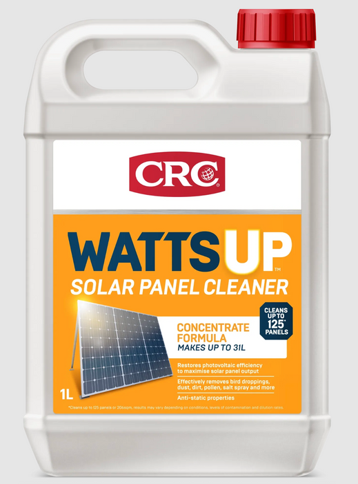 CRC Watts Up Solar Panel Cleaner 1L