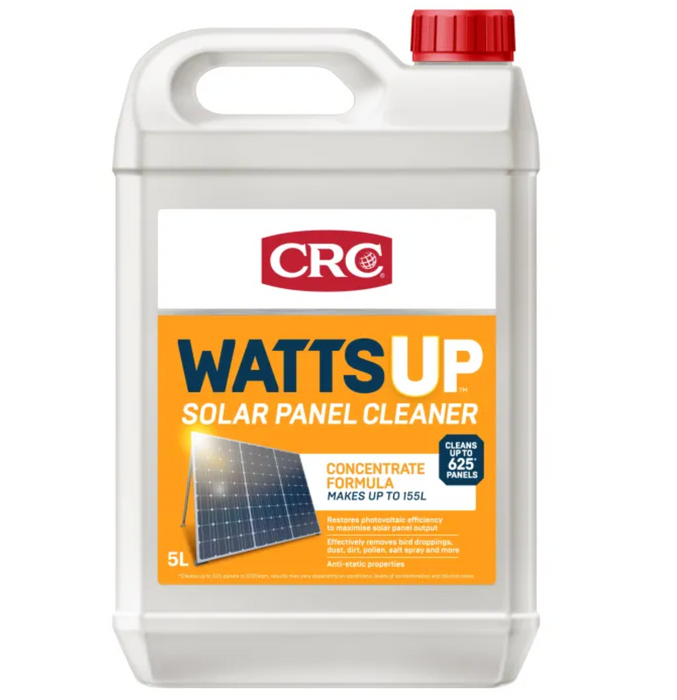 CRC Watts Up Solar Panel Cleaner 5L