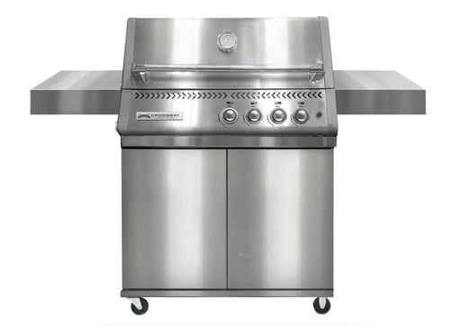 CROSSRAY XPlor Gas 4 Burner BBQ with Trolley Stainless Steel TCX4PL - LX2001 - Homewares, Outdoor, Phone Accessories, Cases, Speakers, Headphones + More -