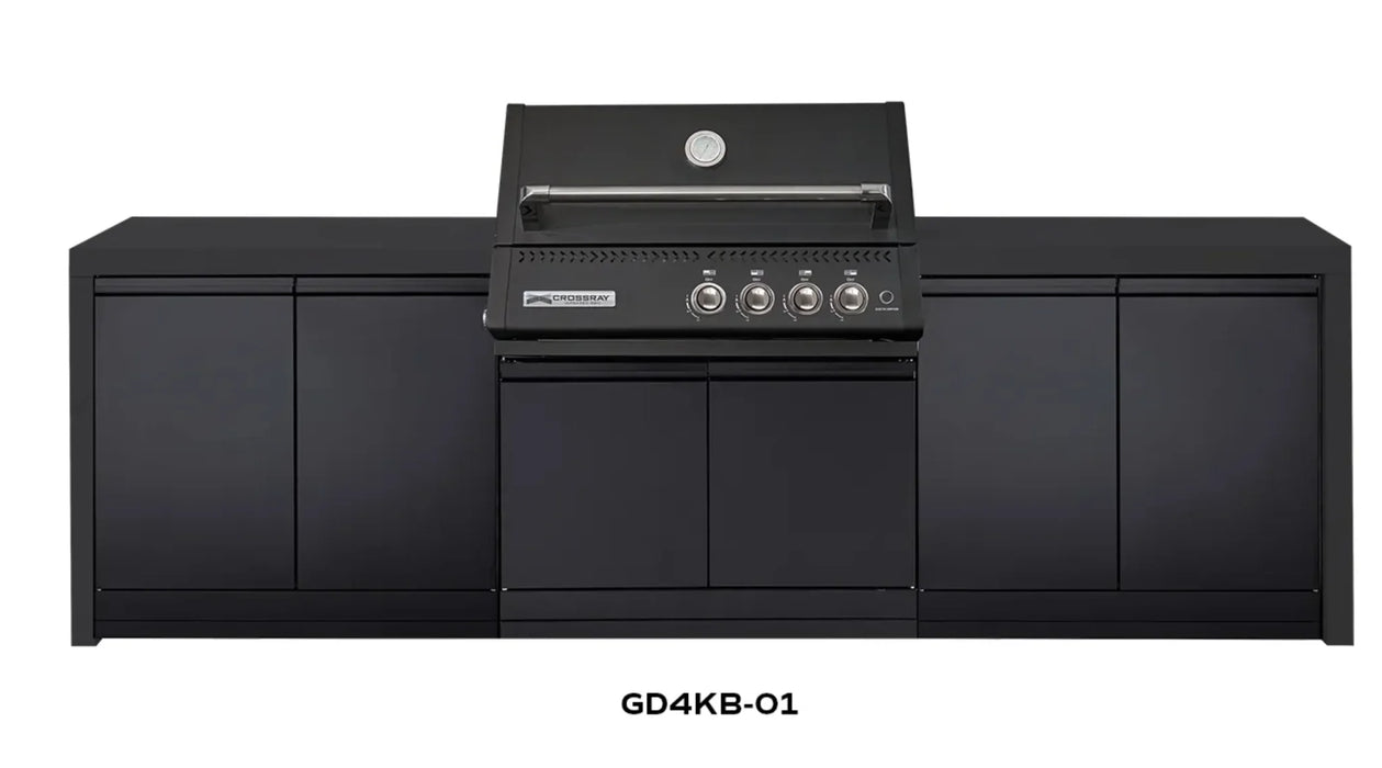 CROSSRAY XPlor Outdoor Black BBQ Kitchen Black Benchtop - LX2001 - Homewares, Outdoor, Phone Accessories, Cases, Speakers, Headphones + More -