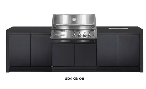 CROSSRAY XPlor Outdoor Stainless Steel BBQ Kitchen Black Benchtop w/ Sink - LX2001 - Homewares, Outdoor, Phone Accessories, Cases, Speakers, Headphones + More -