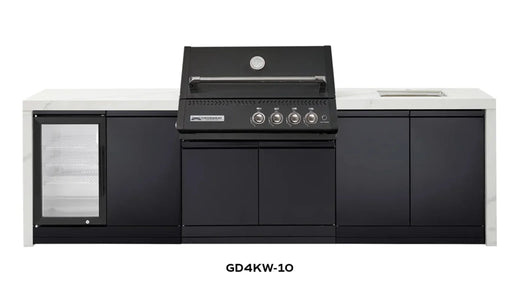 CROSSRAY XPlor Outdoor Stainless Steel Black BBQ Kitchen White Bench Sink Fridge - LX2001 - Homewares, Outdoor, Phone Accessories, Cases, Speakers, Headphones + More -