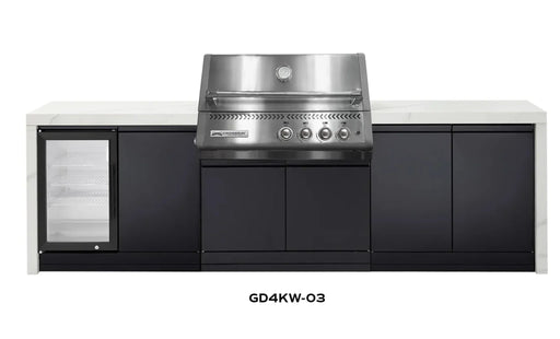 CROSSRAY XPlor Premium Outdoor BBQ Kitchen White Benchtop Stainless Steel Fridge - LX2001 - Homewares, Outdoor, Phone Accessories, Cases, Speakers, Headphones + More -