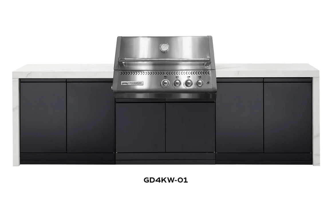 CROSSRAY XPlor Premium Outdoor BBQ Kitchen White Benchtop Stainless Steel - LX2001 - Homewares, Outdoor, Phone Accessories, Cases, Speakers, Headphones + More -