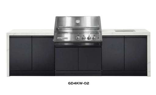 CROSSRAY XPlor Premium Outdoor BBQ Kitchen White Benchtop Stainless Steel w Sink - LX2001 - Homewares, Outdoor, Phone Accessories, Cases, Speakers, Headphones + More -