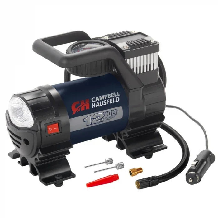 Campbell Hausfeld Air Compressor 12V Tyre Inflator with Light AF010400 - LX2001 - Homewares, Outdoor, Phone Accessories, Cases, Speakers, Headphones + More -