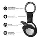 Casemate AirTag Keychain Case - Black - LX2001 - Homewares, Outdoor, Phone Accessories, Cases, Speakers, Headphones + More -