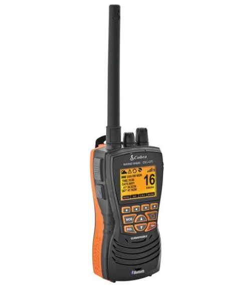 Cobra Handheld Floating VHF GPS Radio - Black MR HH600B