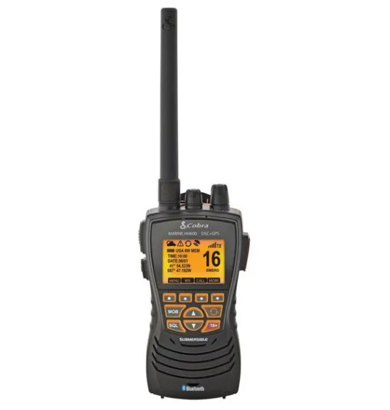 Cobra Handheld Floating VHF GPS Radio - Black MR HH600B