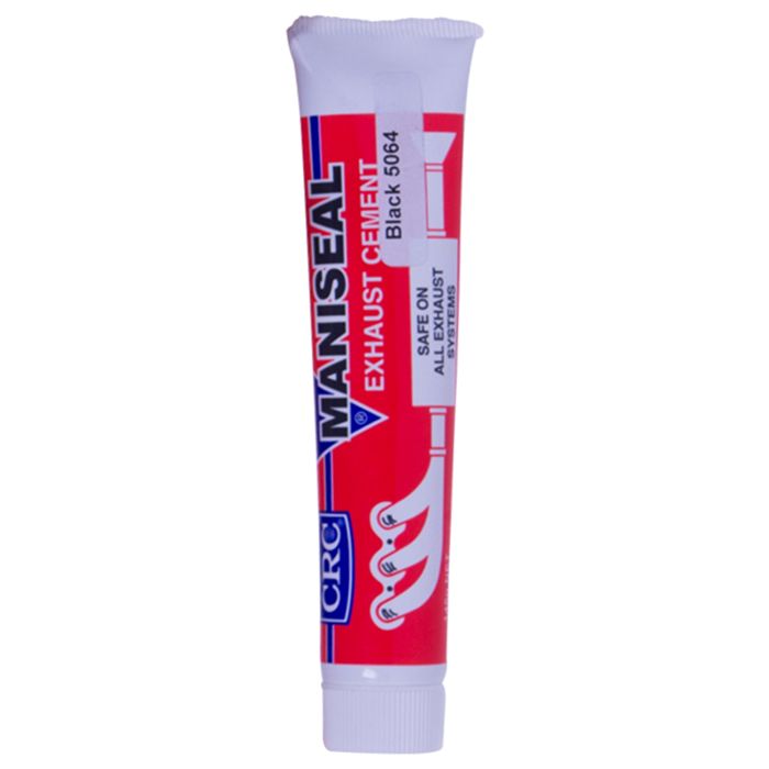 CRC Maniseal exhaust cement tube, black 5064, safe for all exhaust systems