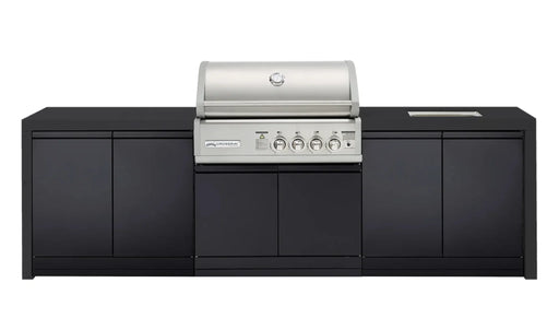 Crossray TC4KB-18 4 Burner Outdoor BBQ Kitchen with Sink BLACK Benchtop - LX2001 - Homewares, Outdoor, Phone Accessories, Cases, Speakers, Headphones + More -